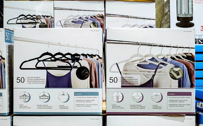 コストコのノンスリップハンガー 50本セット