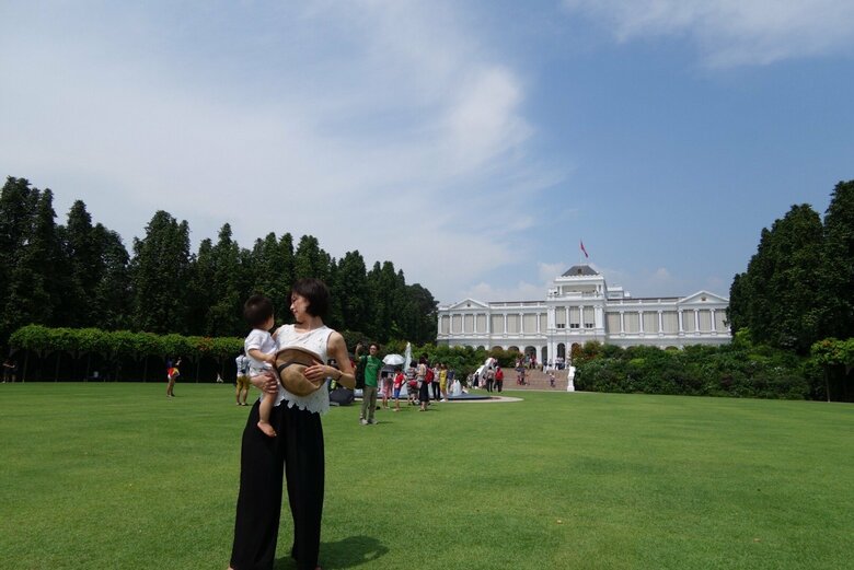 自然豊かな場所が多いシンガポールは、子連れもウェルカムなので外出する機会も多かったという