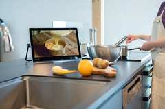 水回りで気がねなく使える！料理中や入浴中にも息抜きができるテレビが最高だった