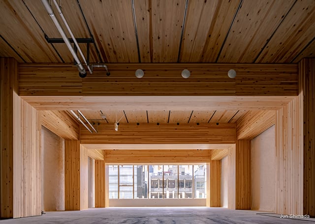 ヒューリックの12階建て木造、鉄骨造ビル（内観）