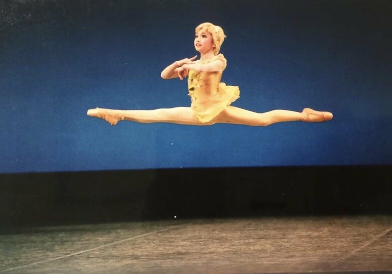 8歳のころに松浦さんが出場したコンクールでの1枚