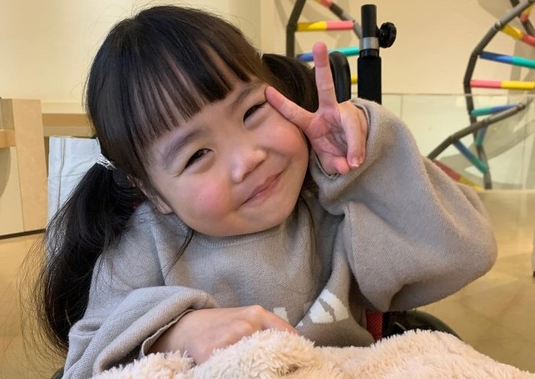 6歳のお正月。笑顔がとってもキュート！