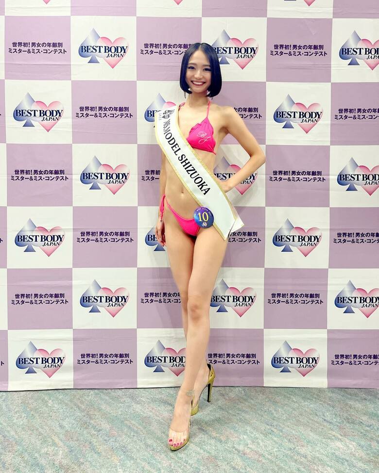 「ベストボディジャパン2022静岡大会」の「モデルジャパン部門レディースクラス」で400点満点グランプリを受賞！