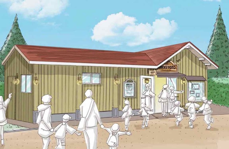 ムーミンバレーパーク写真館「ムイック フォト」完成イメージイラスト