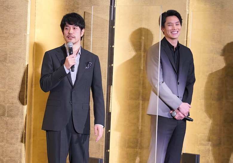 舞台挨拶ではたくさんしゃべってくれた松山さん