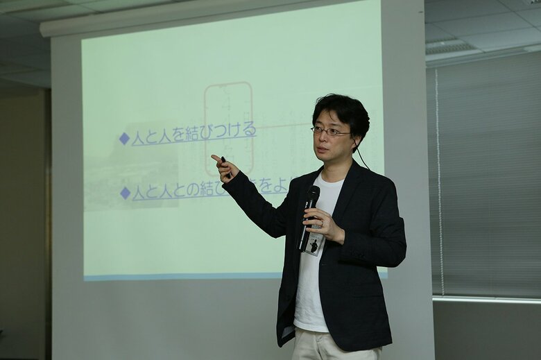 小木曽先生の講演の様子