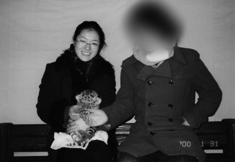 25歳のころ。後に結婚する相手と