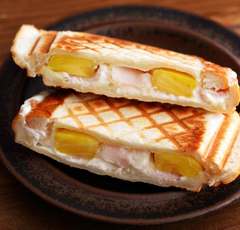 ハムとパイナップルのホットサンドレシピ