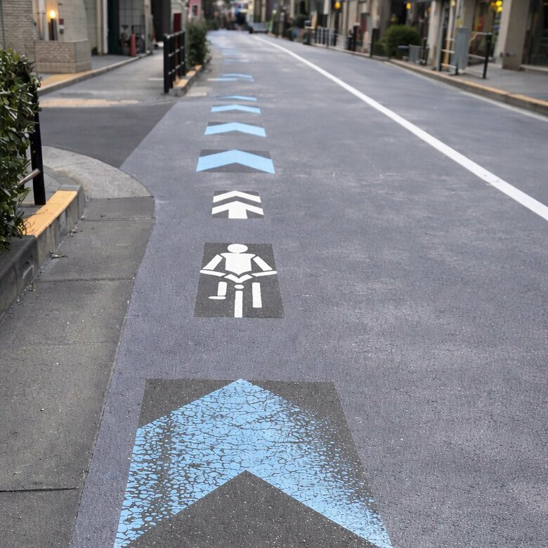 設置の遅れが指摘されている自転車レーン