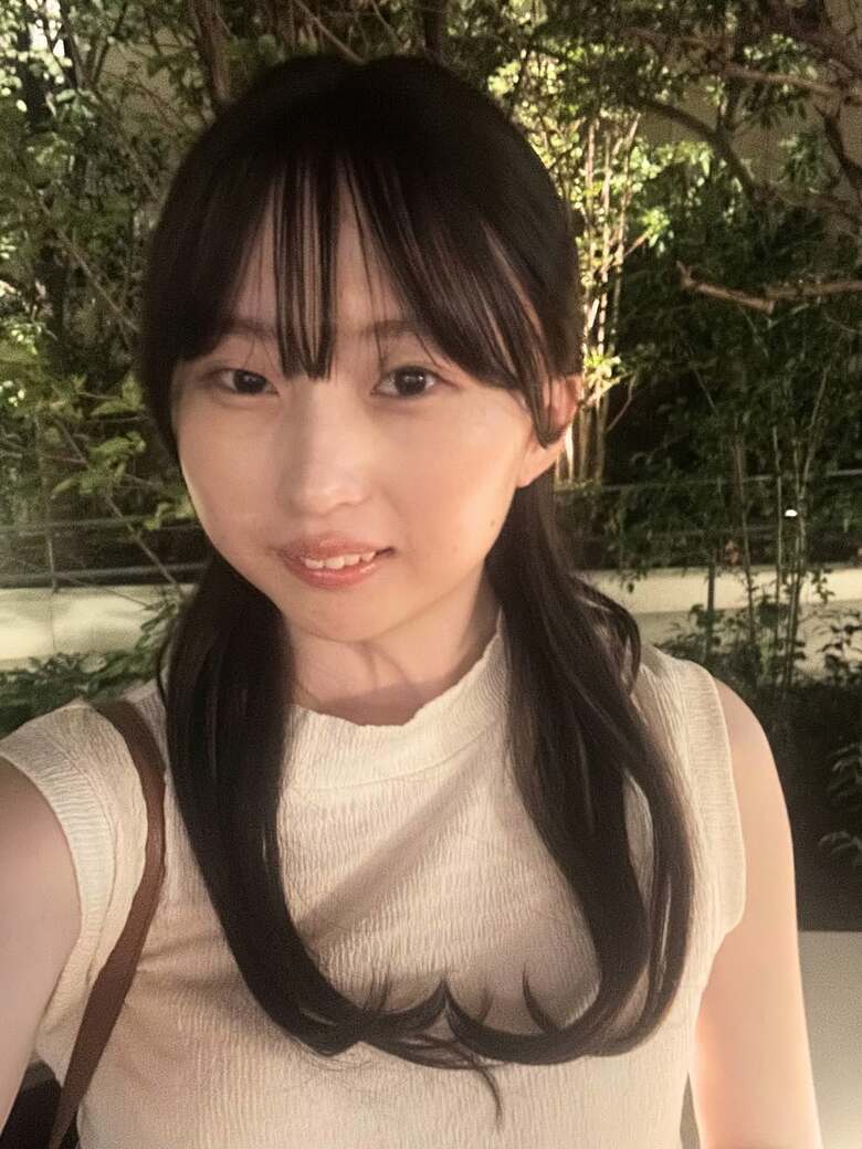 ウィッグをハーフアップにしたり、ヘアアレンジもして楽しんでいる