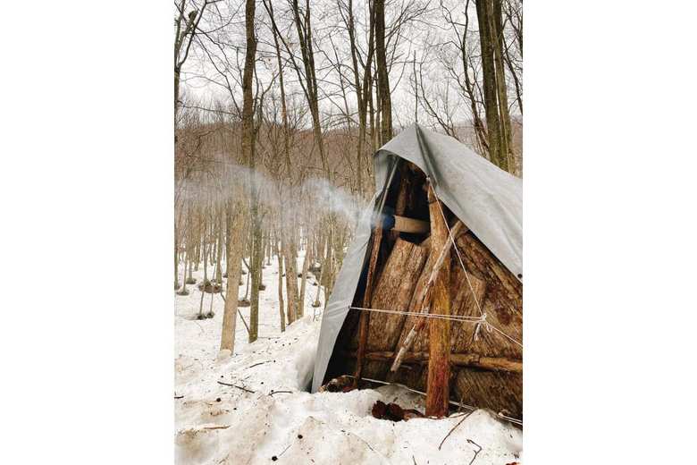 白神山地のマタギ小屋（写真提供／河瀬さん）