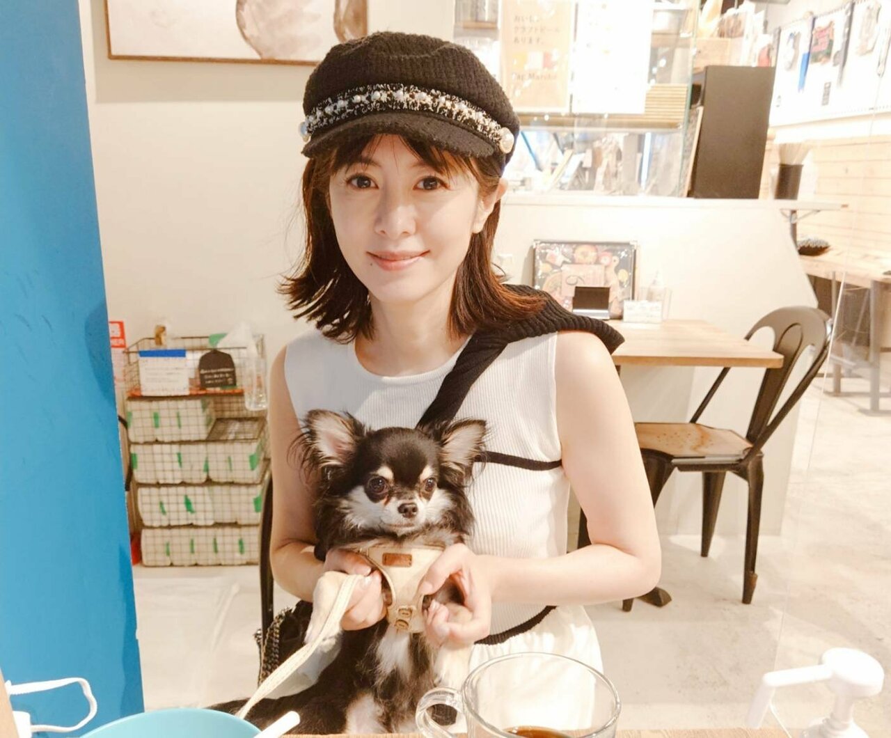 愛犬のちゃっくと過ごすことが何よりも楽しいさとう珠緒さん