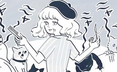 猫屋敷な美容室で「可愛く」してもらった結果