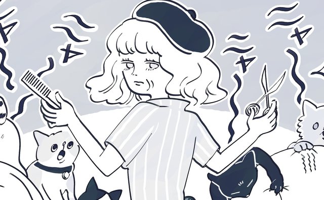 猫屋敷な美容室で「可愛く」してもらった結果