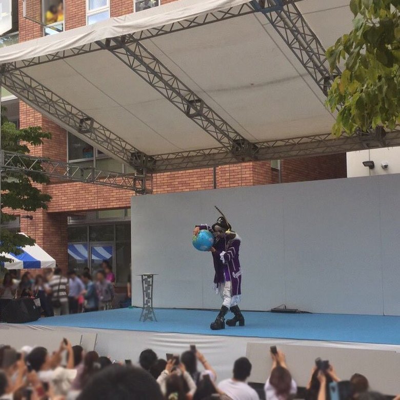 地元・福島の大学にてお笑いライブ