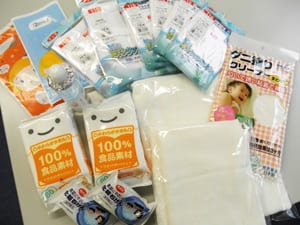 被災地に送った「レスキューパック」 