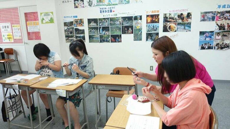 ボランティアでネイルを教えていたころ