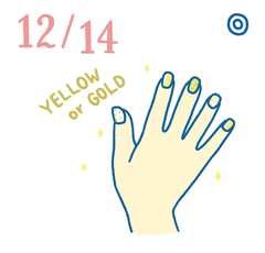 12月14日の開運風水｜出費がかさむ年末を豊かに過ごせる金運UPネイル【金運】