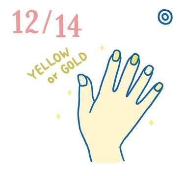 12月14日の開運風水｜出費がかさむ年末を豊かに過ごせる金運UPネイル【金運】