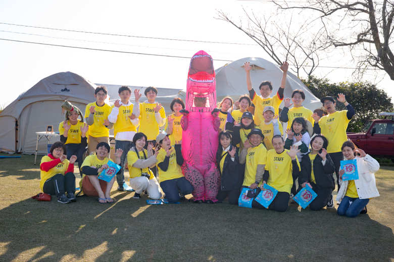 ティラノサウルスレースのスタッフ大集合