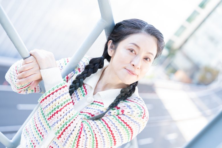 高所での撮影にも嬉々としてのぞんでくださいました