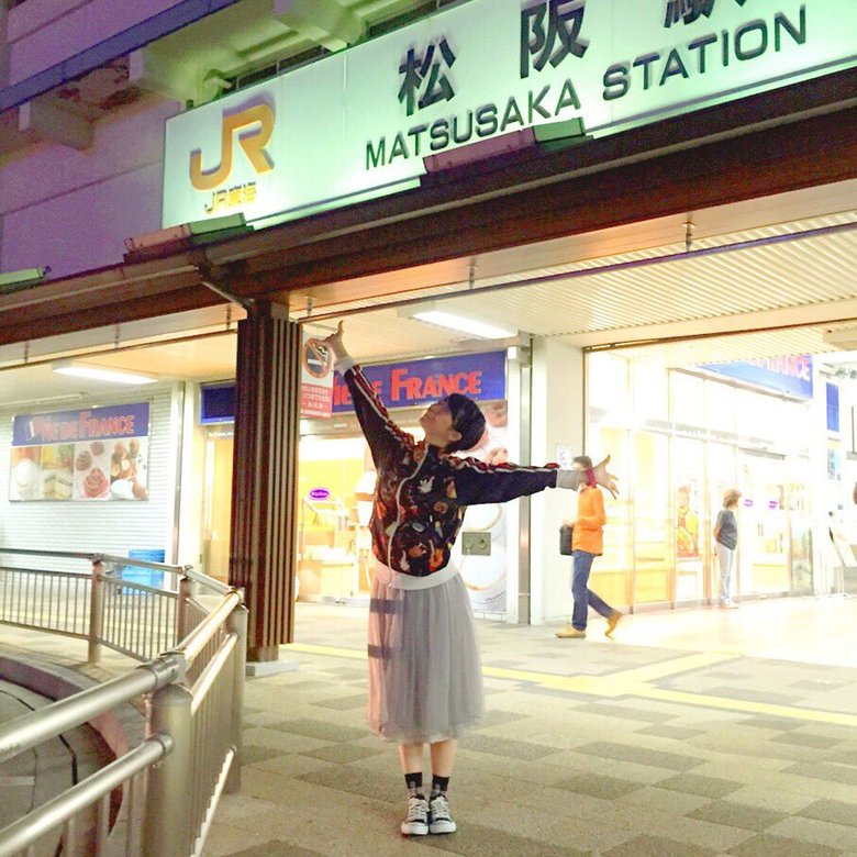 でか美ちゃんの地元、三重県松坂市にて