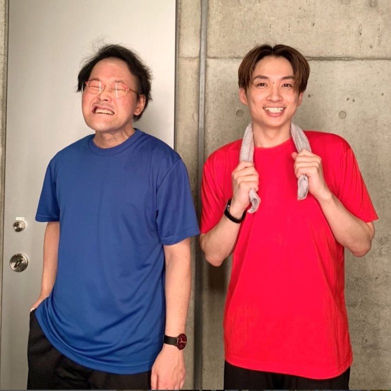 相方の稲田さんと