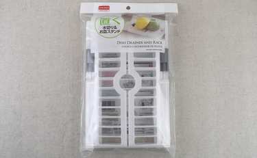 ダイソー「置く 水切り＆お皿スタンド」2つの用途でキッチンを快適に！