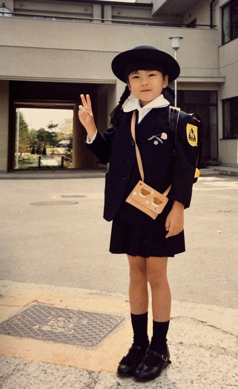 小学校に入学したころの浜口順子さん