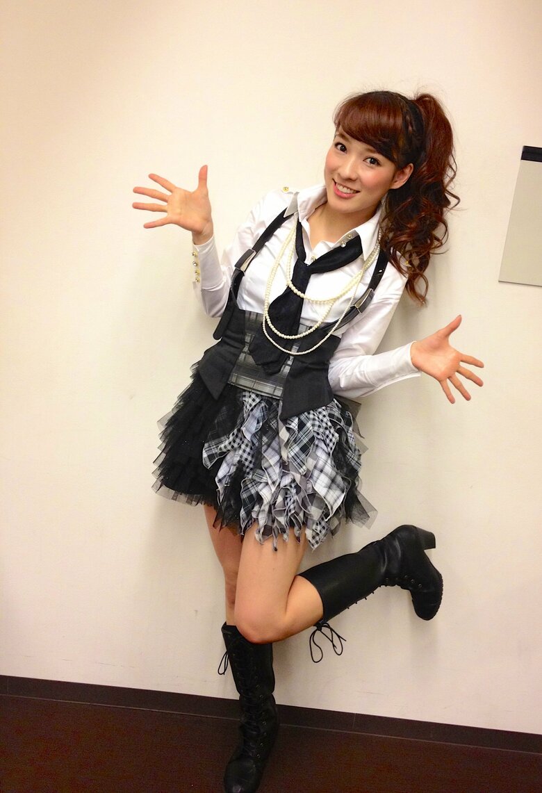 SDN48でアイドルとして活動していた頃の奈津子さん