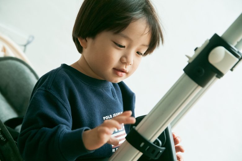 ▲ベビーホッパー ベビーカー＆ベビーキャリア用ポータブル扇風機 2700円／blossom39