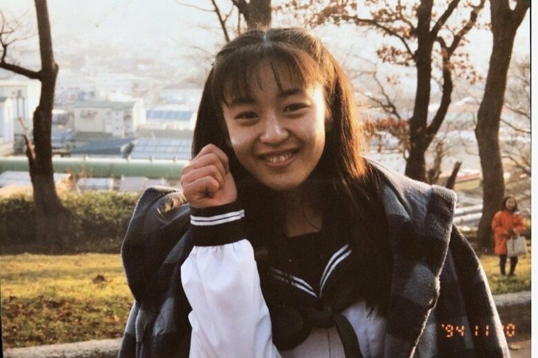 映画『Love Letter』撮影時のオフショット