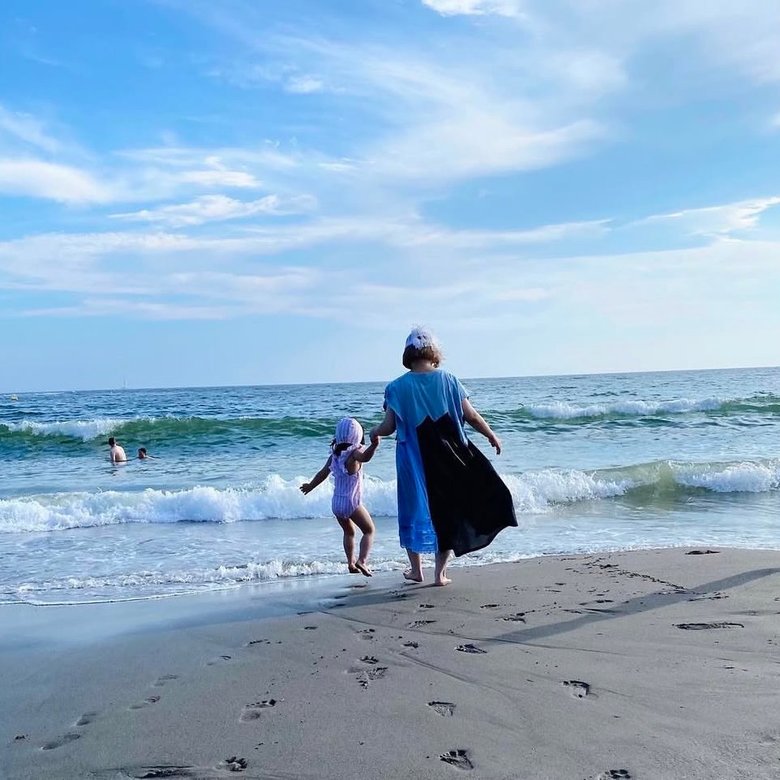 板橋よしえさんとお子さん