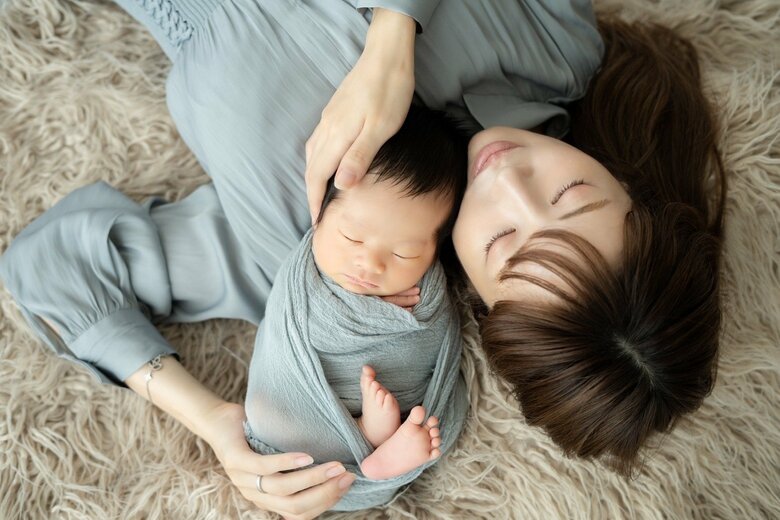 生後15日目のニューボーンフォト