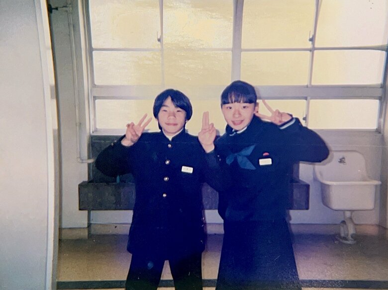 超初々しい！中学時代の織田信成さん、茉由さん