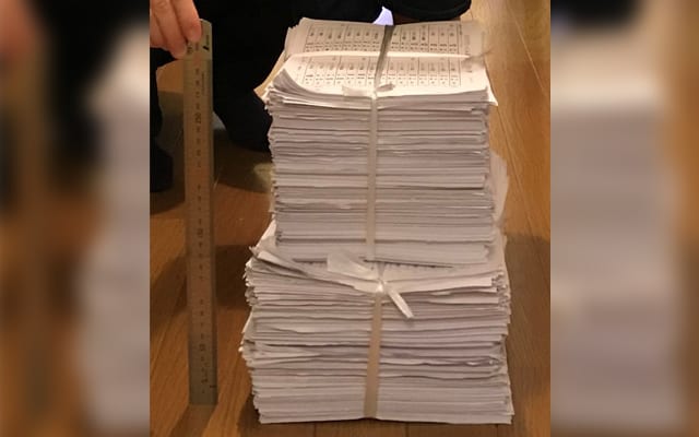 長男が小学校受験の際に問題集を繰り返し解くために取ったコピー