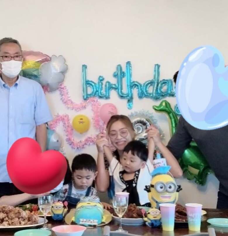 次男2歳の誕生日にて