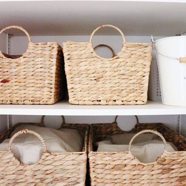 ウォーターヒヤシンスのかご