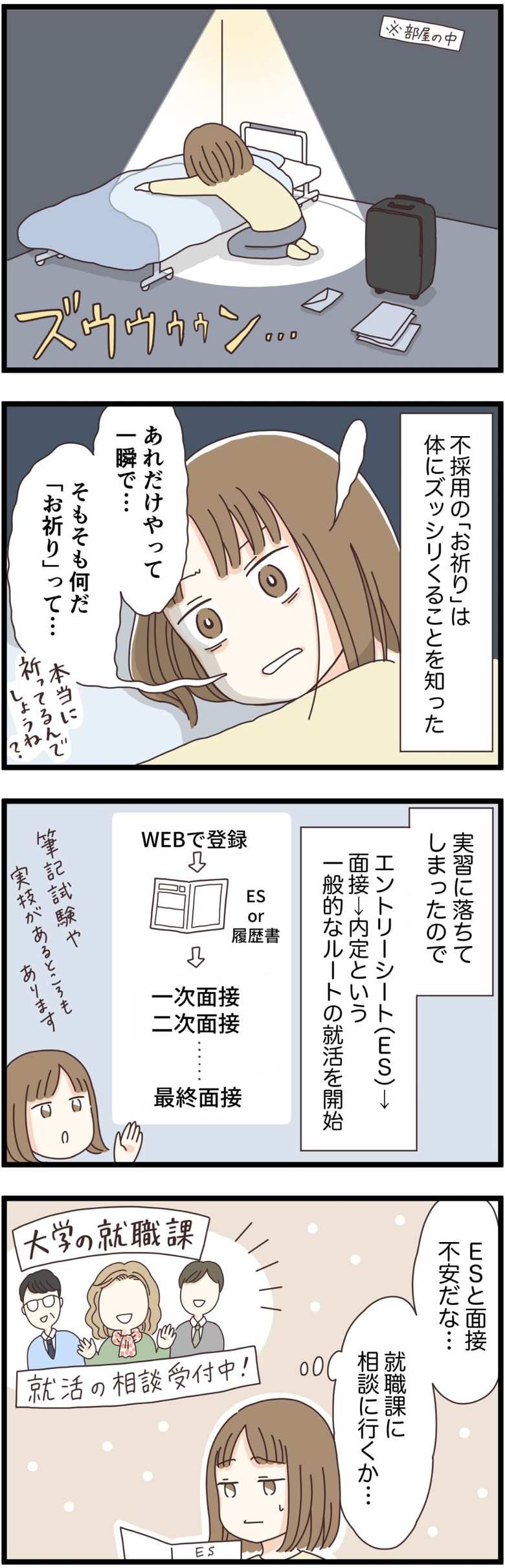 漫画「就活全滅日記」5話2p