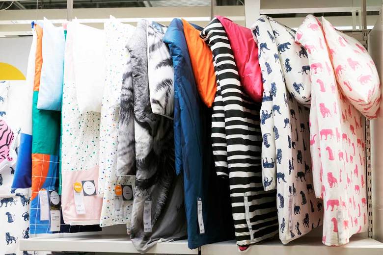 IKEA(イケア)のURSKOG 掛け布団カバー&枕カバー 1,299円〜(税込)