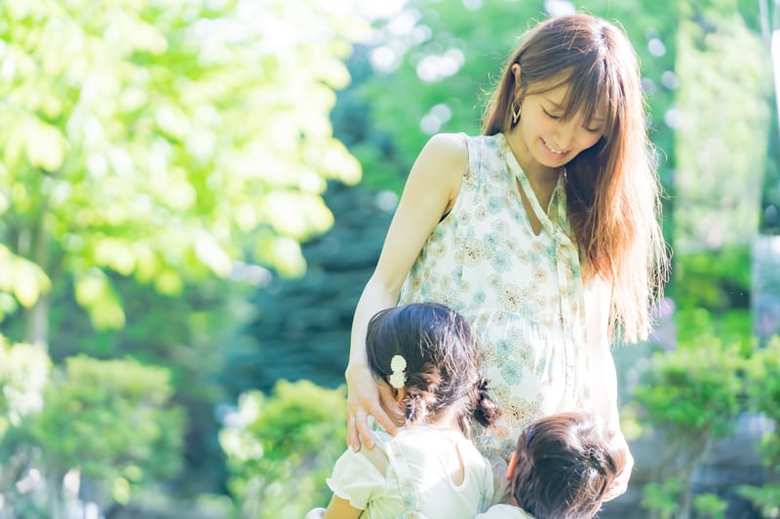 紺野あさ美さんと子どもたち