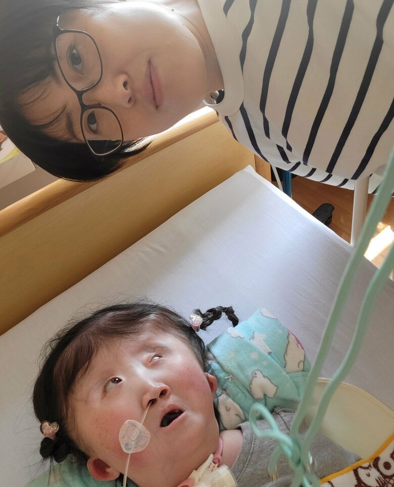 普段スッピンの小原さんが、化粧をした顔を見せたとき