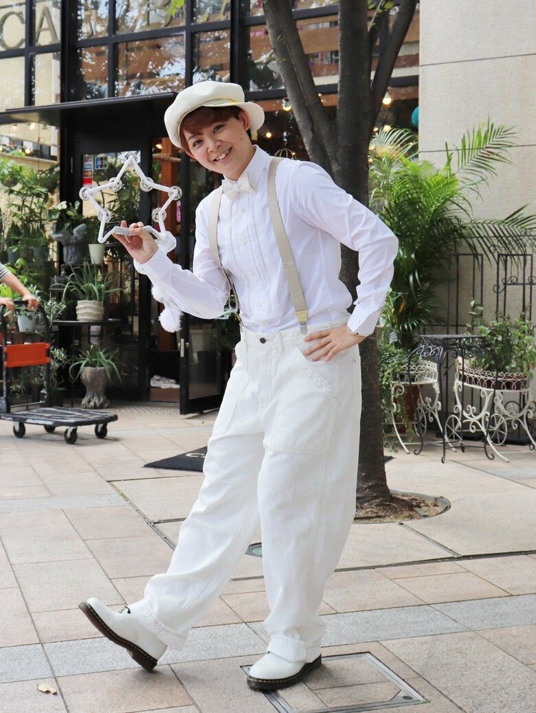 退団が決まったあと、宝塚歌劇団大劇場での最後の公演時、楽屋入りしたときの写真