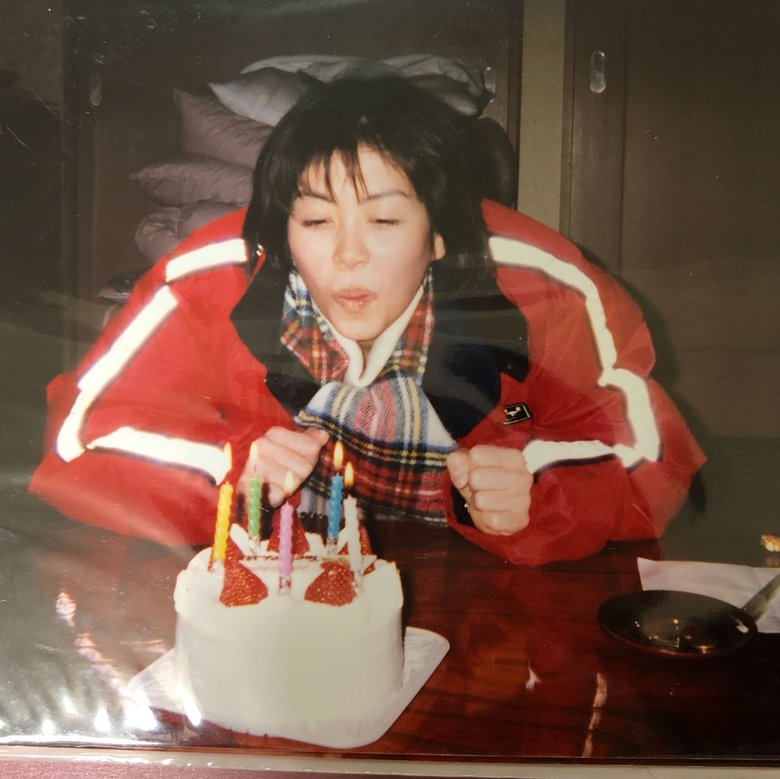 長野オリンピックの取材中にお誕生日を迎えた駒村さん