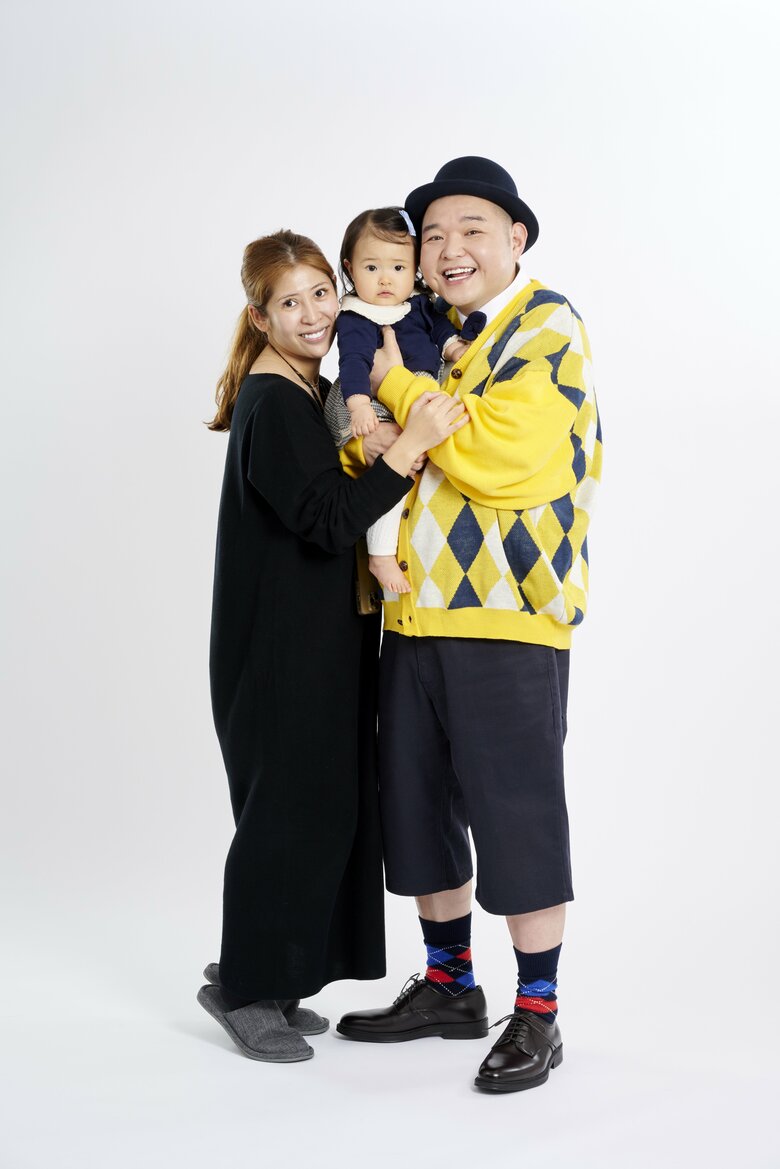 妻・琴さん、長女・絃ちゃんと仲良しスリーショット