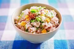 コンビーフ＆コーンご飯レシピ