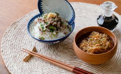 春の爽やかさを味わう「鯵と青唐辛子の小どんぶり」