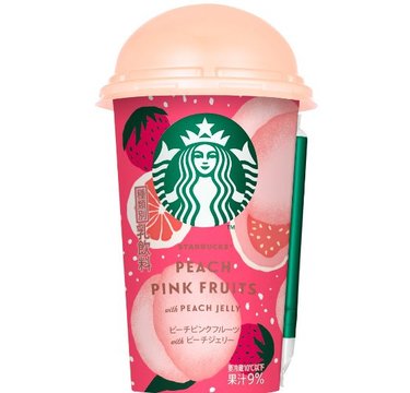 コンビニでスタバ！期間限定の新作はピーチジェリーの食感！