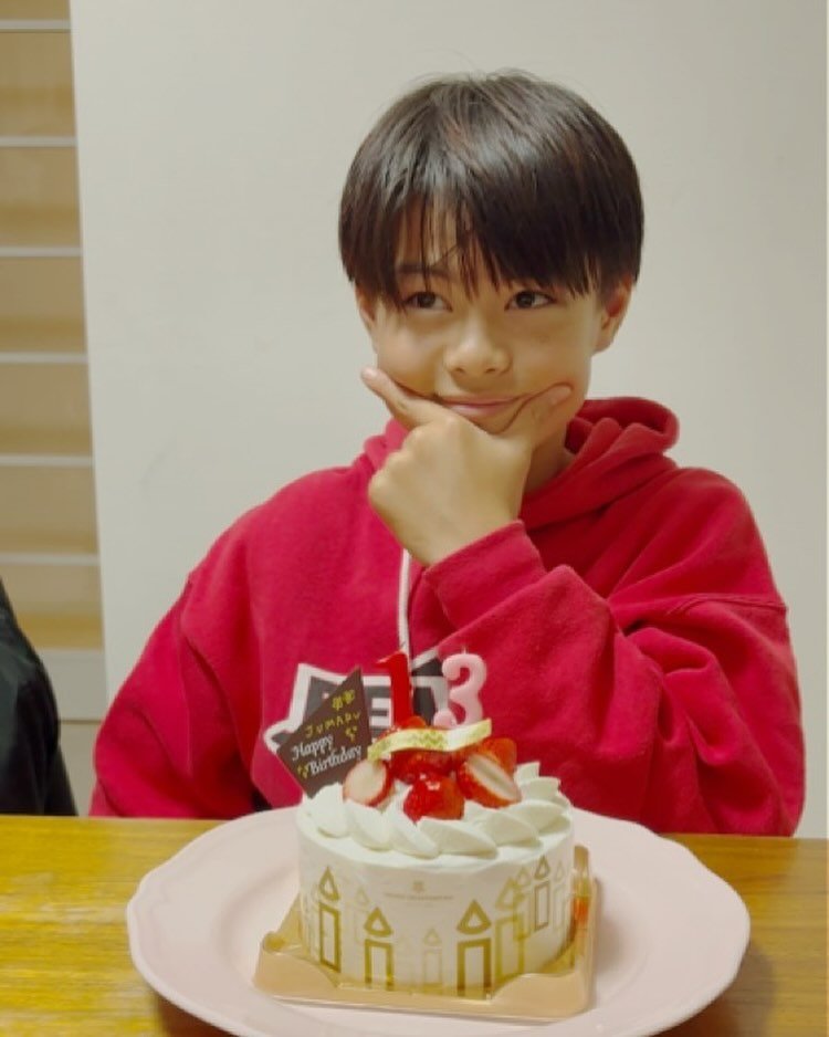 2024年息子さん14歳の誕生日