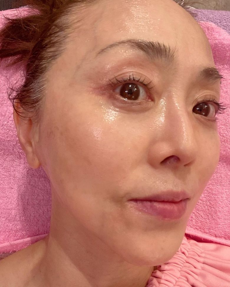 加工なしのスッピン肌